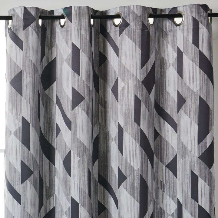 Printed Room Darkening Curtain, 84-in