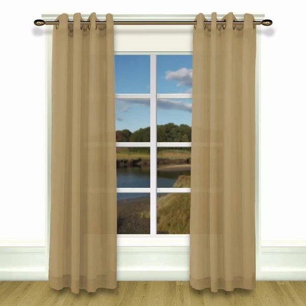 Transparent curtains-twilight 52"x63" Sheer Panel