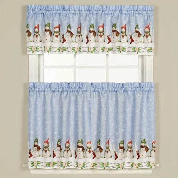 Cortinas de cocina-Snowman 57 "x36"