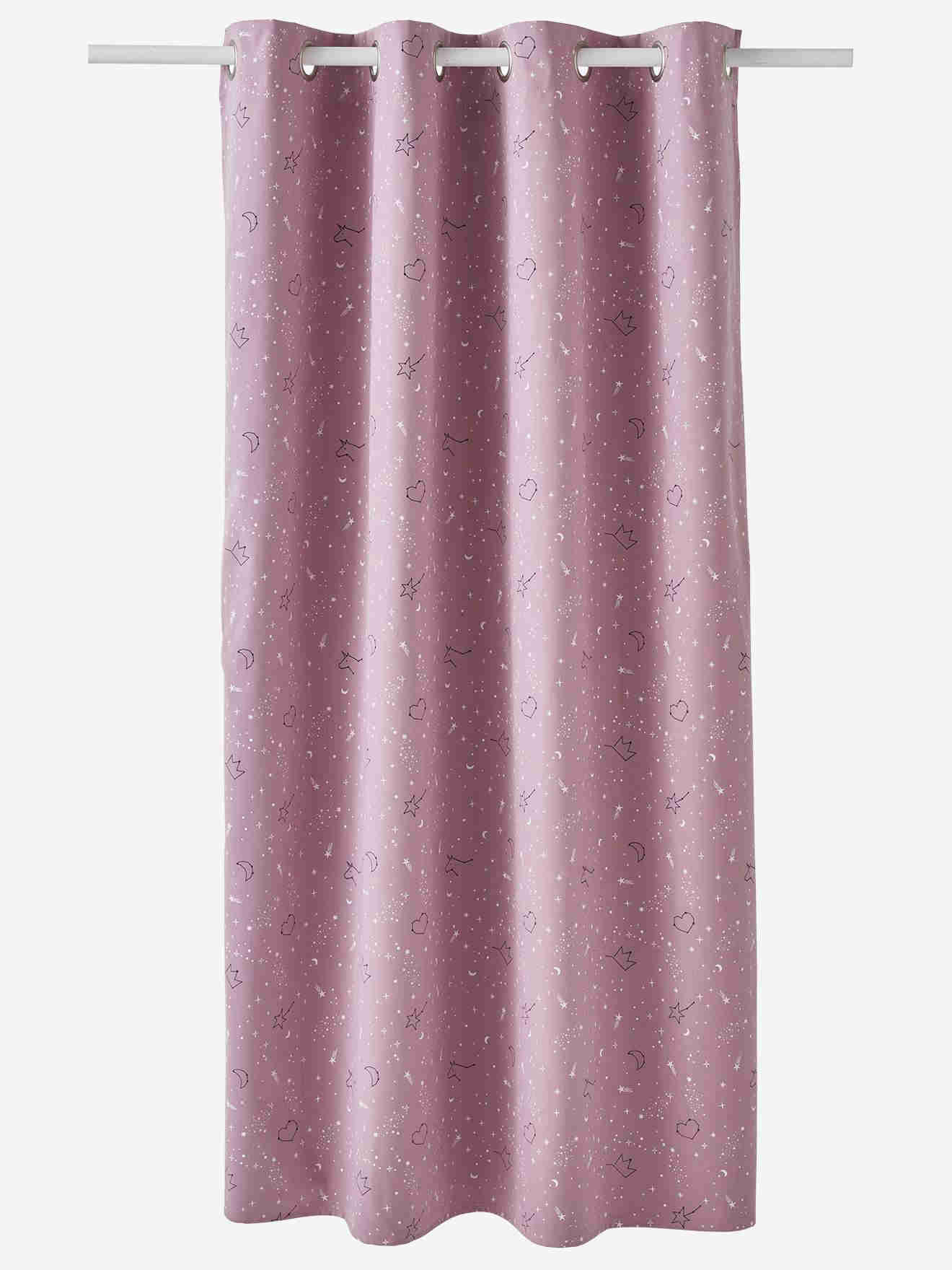 Blackout Curtain, Miss Constellation - Purple/Print 135x180