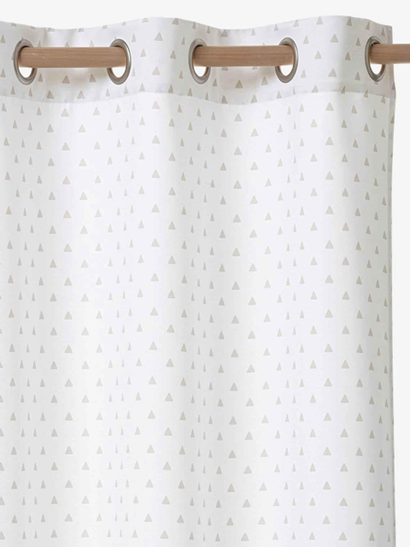 Blackout Curtain - blanc / imprimer 135x180