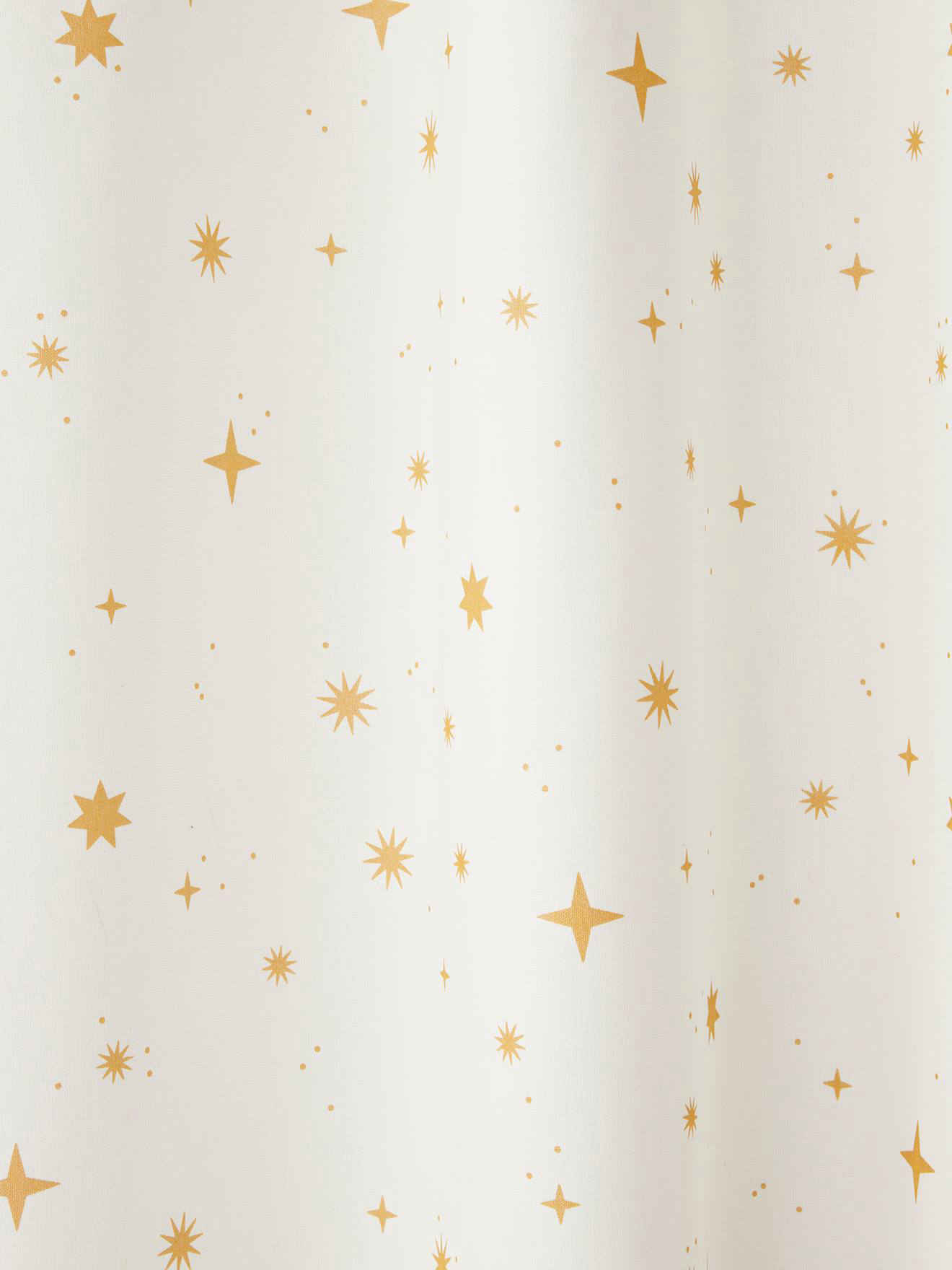 Starry Opaque Curtain - white/print 135X180