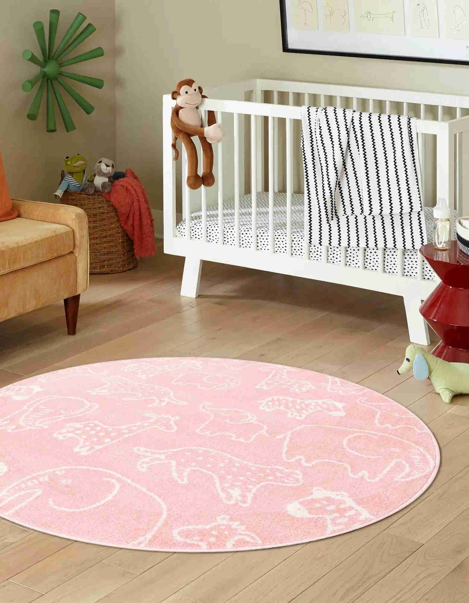 7 '10 x 7' 10 Kids Round Rug