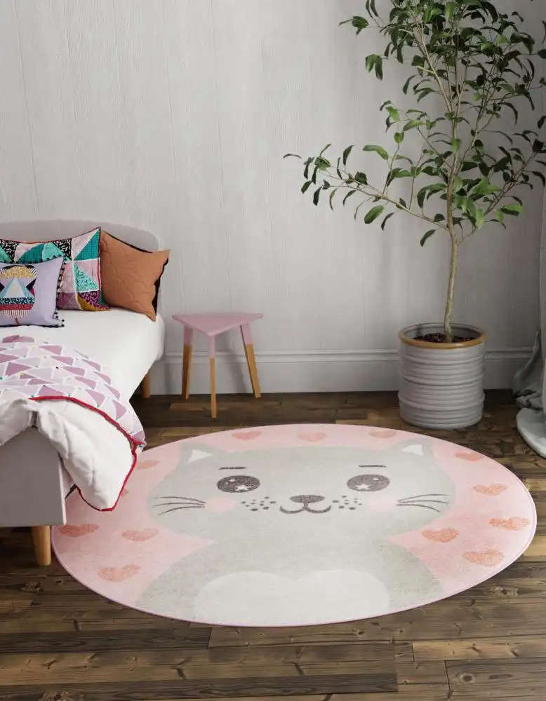 7' 10 x 7' 10 Kids Round Rug