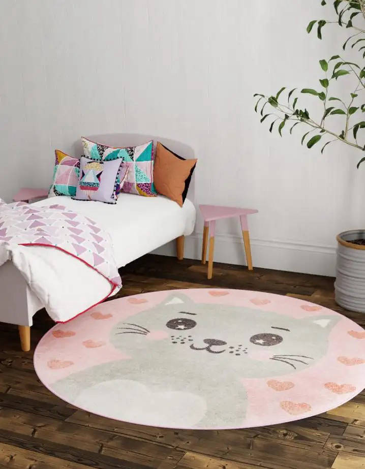 7' 10 x 7' 10 Kids Round Rug