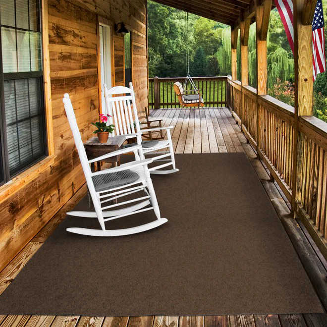 Outdoor Carpet Dark Brown