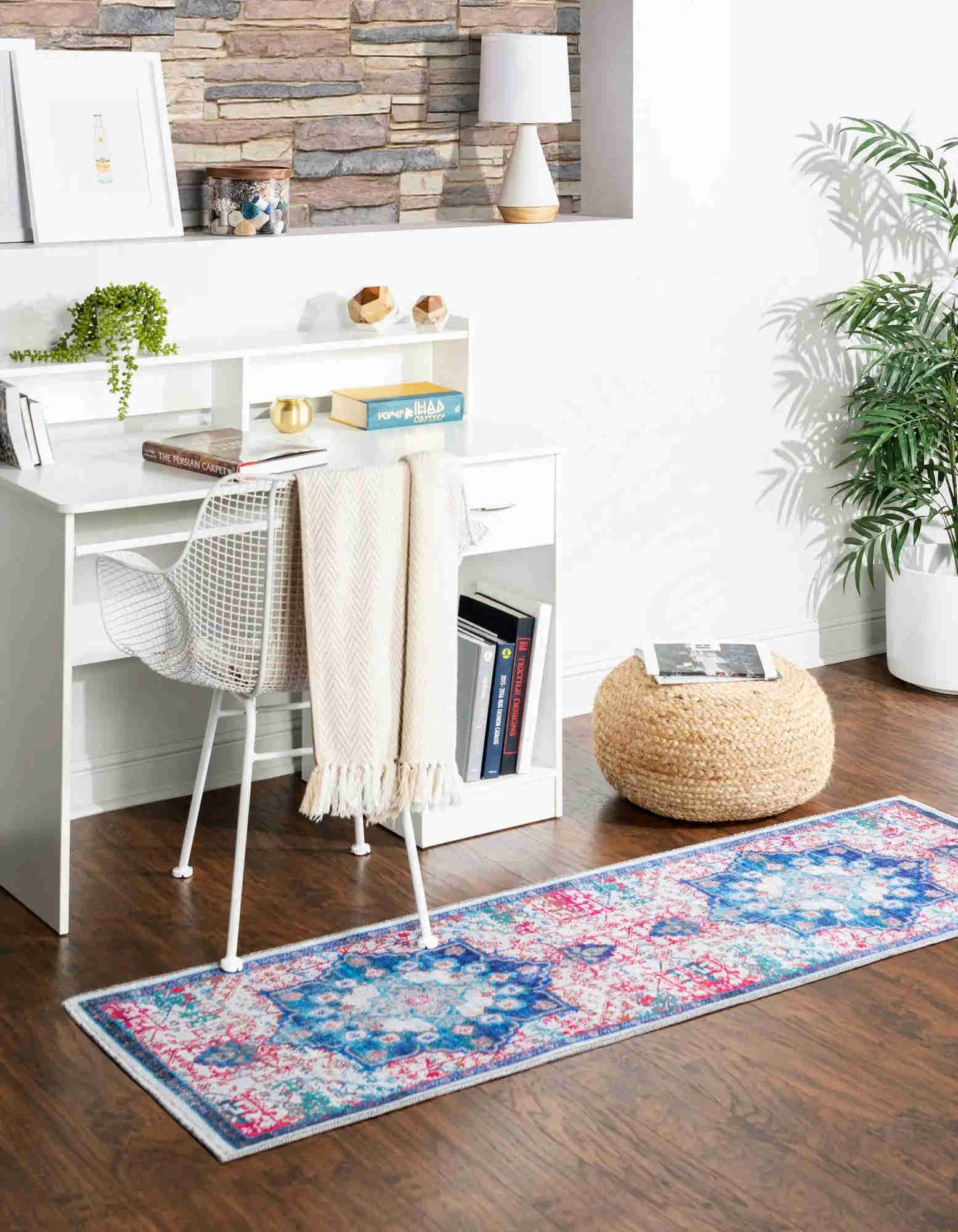 2' 7 x 12' Washable Runner Rug