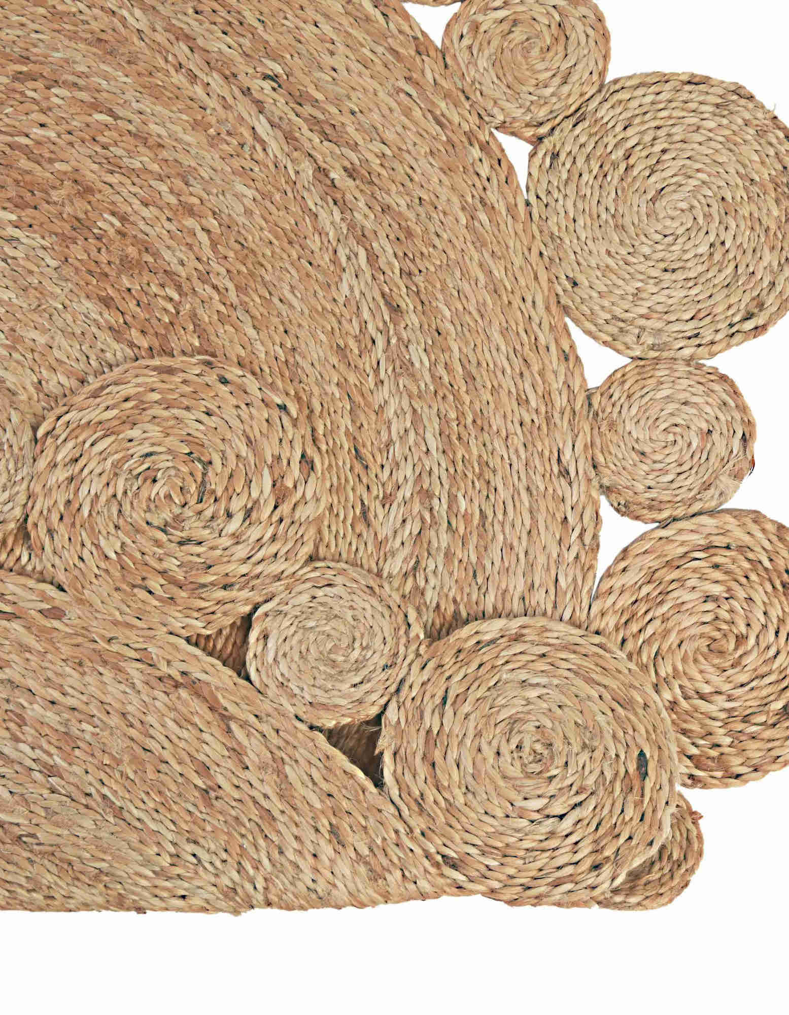 3' 1 x 3' 1 Hand Braided Jute Round Rug